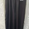 PANTALÓN BOMBACHO SATINADO MARRÓN M.BOM-001 7 Pantalón bombacho satinado marrón de pierna amplia con cintura elástica
