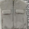 DESMANGADO DE PELO SINTÉTICO CON CREMALLERA M.MG-BLANCO