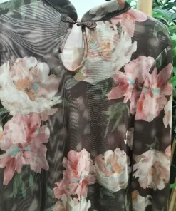BLUSA DE TUL ESTAMPADA FLORAL EN TONOS CACAO, ROSAS Y BEIGES M.TUL-CACAO 6 840203983 1139021361814434 6391793334338461409 n