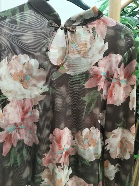 BLUSA DE TUL ESTAMPADA FLORAL EN TONOS CACAO, ROSAS Y BEIGES M.TUL-CACAO 3 840203983 1139021361814434 6391793334338461409 n