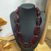 COLLAR DE PIEDRAS BURDEOS M.BUR-PI-4