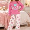 PIJAMA TERCIOPELO NIÑA I LOVE PERRITOS M. KN-266 KINANIT