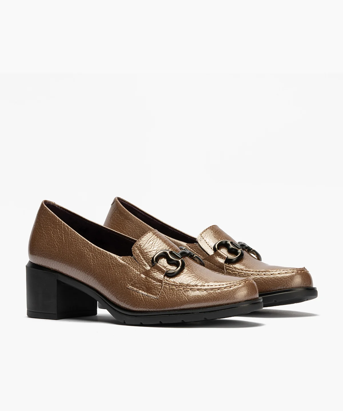 MOCASÍN ADORNO EN CHAROL TOPO M.11621 DE PITILLOS 6 T47 11621 TOPO 2