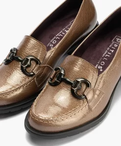 MOCASÍN ADORNO EN CHAROL TOPO M.11621 DE PITILLOS 8 T47 11621 TOPO 4