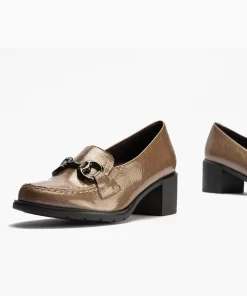 MOCASÍN ADORNO EN CHAROL TOPO M.11621 DE PITILLOS 7 T47 11621 TOPO 5