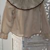 BLUSA LISA CUELLO BABERO BEIGE M.L-BAB/BE