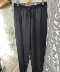 PANTALÓN BOMBACHO SATINADO NEGRO M.PBOM/NE